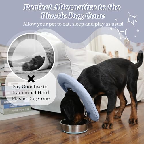 IDOMIK Dog Recovery Collar, Waterproof Soft Dog Cone After Surgery
