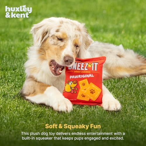 Huxley & Kent Power Plush Squeaky Dog Toy, Sneeze-It, Small