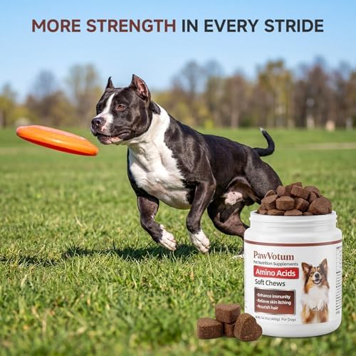 Amino Acids for Dogs, Immune Support, Muscle Growth, Skin Health, 200 Chews