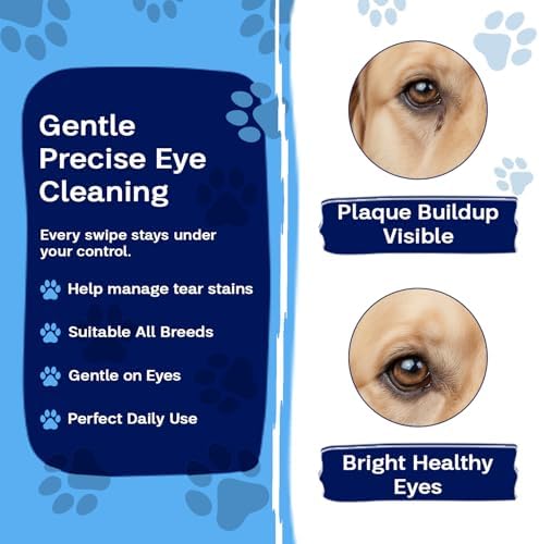 Dog Eye Wipes for Tear Stains Discharge & Crust Coconut, 50 Ct