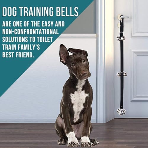 BLUETREE Dog Doorbells Premium Quality Training Potty Great Dog Bells Adjustable Door Bell Dog Bells for Potty Training Your Puppy The Easy Way - 7 Extra Large Loud 1.4 DoorBells