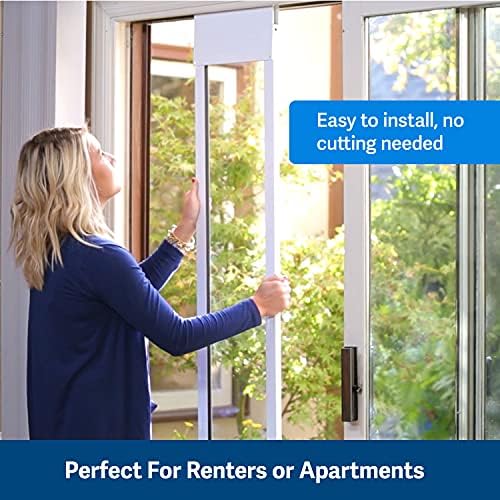 PetSafe Sliding Glass Pet Door, 1 Piece, Large Dogs to 100 lb, Bronze
