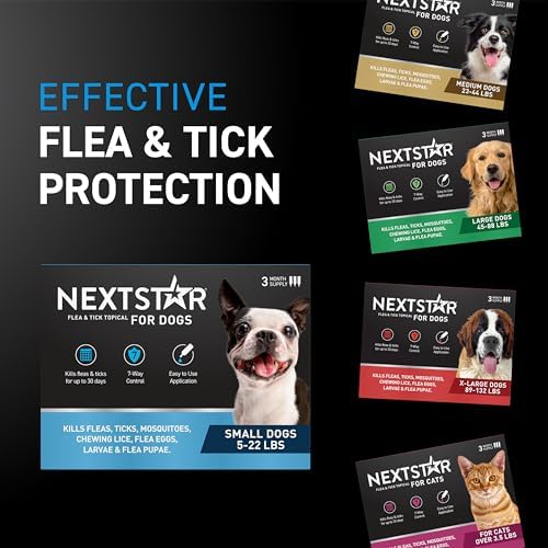 NextStar Flea & Tick Topical Dogs Small, 7-Way, 6-Month