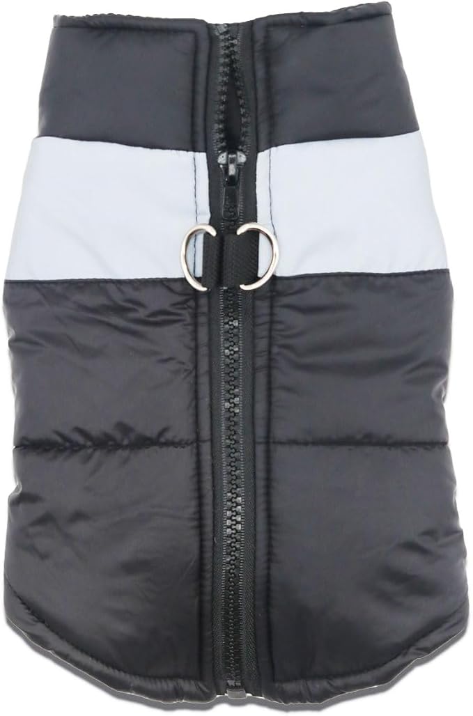 Small Dog Coats Warm Winter Jackets for Small Medium Dogs Puppy Cold Weather Coat Pet Clothes, Grey, X-Large