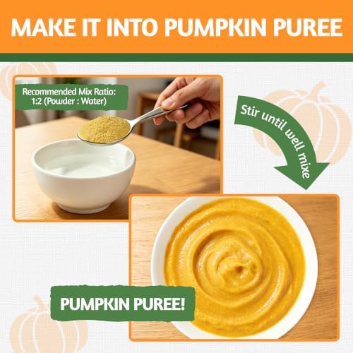 Just Try Pumpkin Powder for Dogs Fiber Supplement Digestive Support 6.35 oz