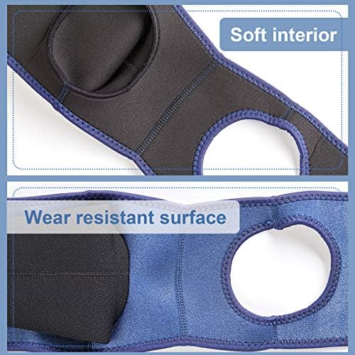 Coodeo Dog Recovery Suit, Cone Collar Alternative, Abrasion Resistant Dog Recovery Sleeve, Washable 2.5mm Thick and Waterproof, Pet Wounds Prevent Licking, Bite, Keep Dry（Blue，L