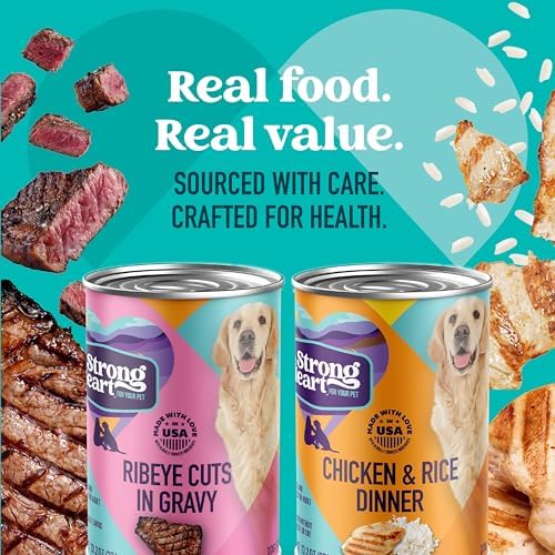 A Strong Heart Variety Pack, Chicken & Rice + Ribeye Cuts, 12pk