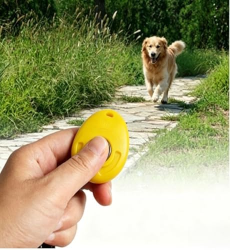 1-Pack Pet Clicker for Dogs – Easy-to-Use Training Clicker with Wrist Strap – Perfect for Puppy Potty Training, Bark Control & Sit/Stay Commands – Effective Positive Reinforcement Tool (black)