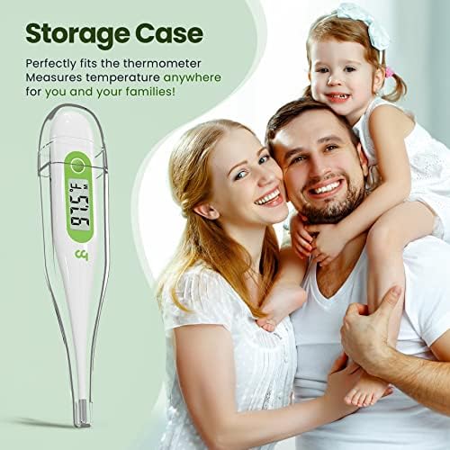 Femometer Digital Thermometer for Adults and Kids, Green