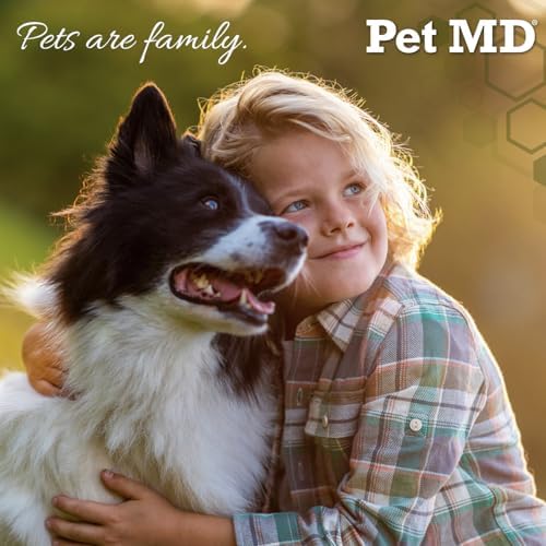 Pet MD Salmon Omega Bites for Dogs - Dog Skin and Coat Supplement - 60ct