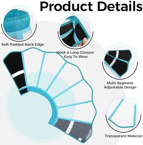 Elizabethan Collar for Dogs, Protective Cone for Surgical Recovery