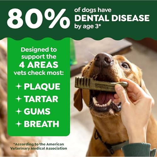 Greenies Teenie Original Natural Dental Dog Treats, Chicken, 65 Count, 4pk