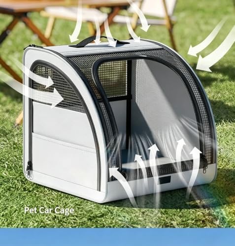 Car pet Carrier for Smart Crossblade 2001-2006，Portable and Foldable, with a Maximum Weight Capacity of 15 kg.