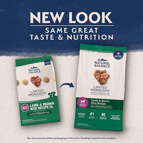 Natural Balance Limited Ingredient, Small Breed, Lamb & Brown Rice, 12 lb