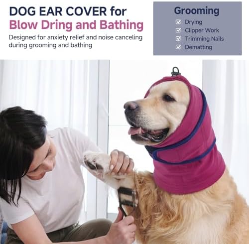 Nanaki Soft Dog Calming Hoodie for Noise Protection, Firework, Thunderstorm