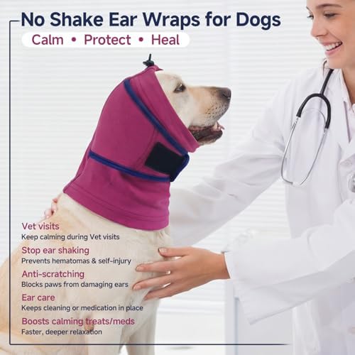Nanaki Soft Dog Calming Hoodie for Noise Protection, Firework, Thunderstorm