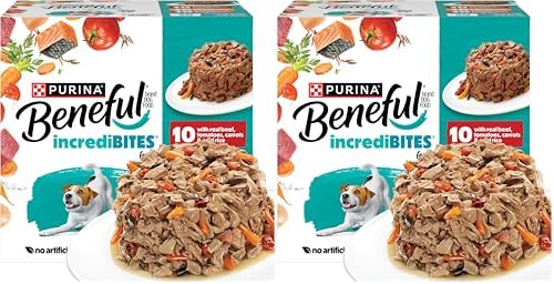 Beneful Purina Small Breed Wet Dog Food Variety Pack,IncrediBites with Real Beef,Chicken and Salmon - 3 Oz. Cans,(Pack of 60)