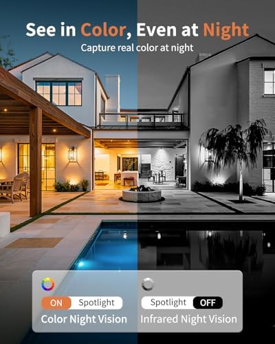 Techage Indoor Camera 2 Pack, 2K Cameras for Home Security for Baby/Pet