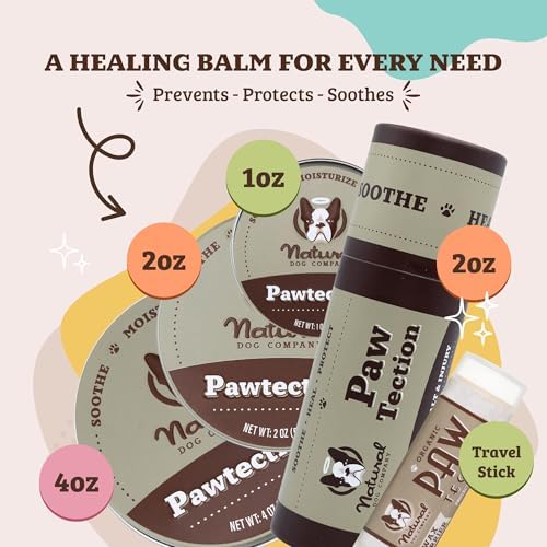 Natural Dog Company PawTection Dog Paw Wax, 2 oz Tin