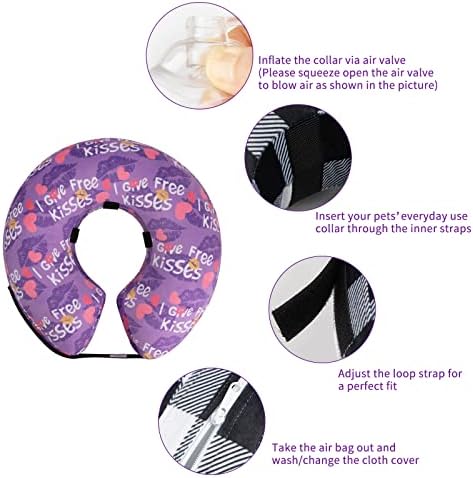 CuteBone Dog Recovery Cone for Small Medium Dogs & Cats