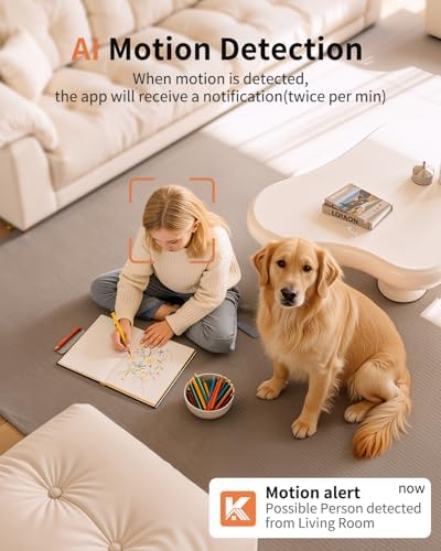 2K Security Cameras 4 Pack, Home Cameras Indoor/Outdoor for Baby/Pet