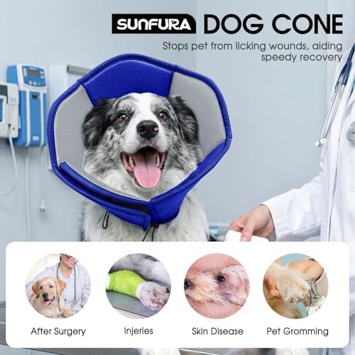 Dog Cones for Large Dogs Soft Dog Cone to Stop Licking