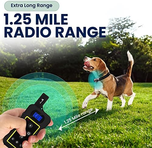 My Pet Command 1.25 Mile(6600 Ft) Long Range Dog Training Collar,1 Collar