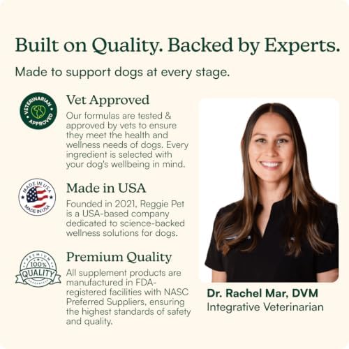 Reggie Morning Multivitamins for Dogs | Daily Dog Vitamin Chews with Vitamins & Minerals for Immunity, Heart, Skin, Coat, Joints & Digestion | Vet-Approved, Natural Dog Supplement | 60 Soft Chews