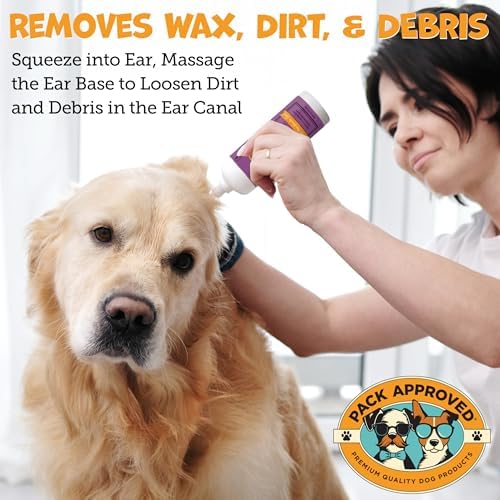 Pack Approved Cat & Dog Ear Cleaning Solution - Sweet Pea & Vanilla - 8oz
