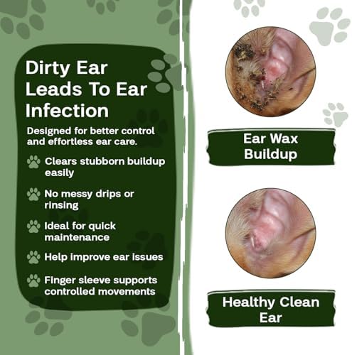 Dog Ear Wipes & Cat Ear Cleaner Coconut Scent - 50 Count