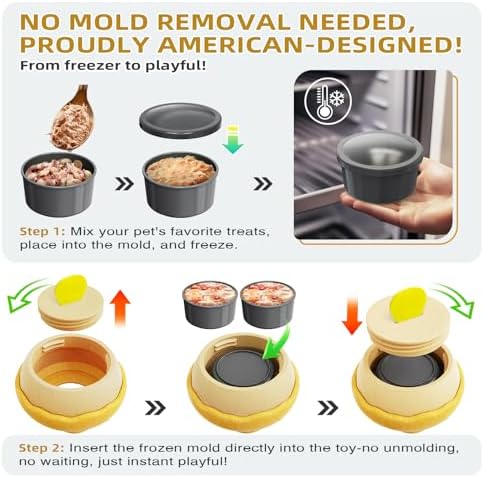 Frozen Dog Treat Toy for Large Dogs, Dog Toys for Aggressive Chewers