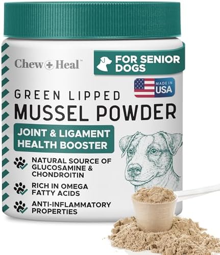 Green Lipped Mussel for Dogs, 2.12 oz - Green Lipped Mussel Powder for Dogs
