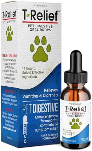 MediNatura T-Relief Pet Digestive Support Oral Drops, 1.69 oz