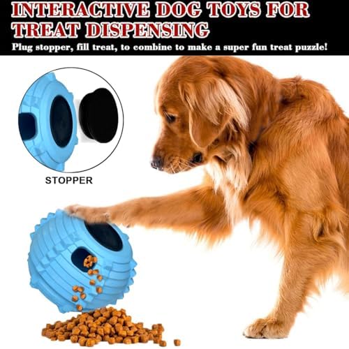 XHX Dog Toy to Keep Your Pup Distracted - Safe for Dogs - Low-Mess Design - Dog Toys for Small Dogs 10-25 lbs(Blue, S)