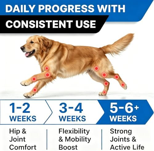 Joint Supplement for Dogs, Dog Hip and Joint, Glucosamine for Dogs, 200ct