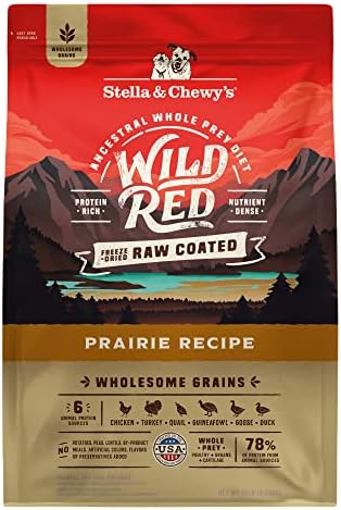 Stella & Chewy's Wild Red Coated Prairie Dry Dog Food, 21 lb