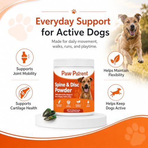 Green Lipped Mussel, 240g, Dog Wellness Support Powder, Paw Parent Simple Daily Routine Care Powder for All Breeds