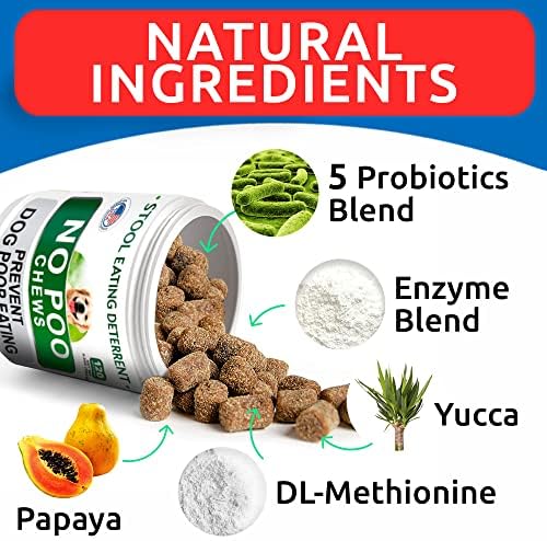 BARK&SPARK NO Poo Treats - Prevent Dog Poop Eating - Coprophagia Treatment