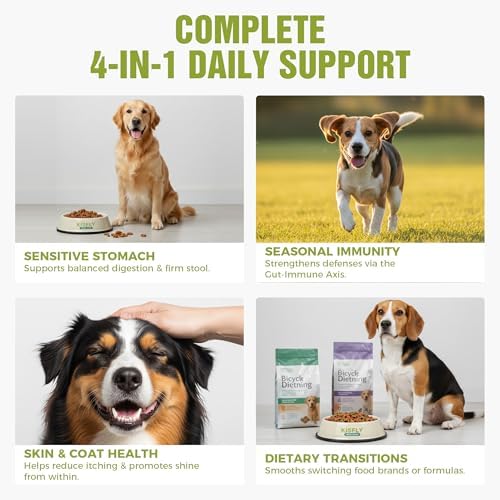 Probiotics for Dogs, Soft Chews for Gut & Digestive Health