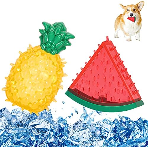 Pawaboo Pet Teether Cooling Chew Toys, Freezable Teething Toy for Puppies