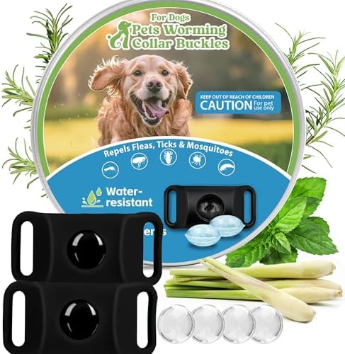 Natural Dog Tag for Flea & Tick Repels Waterproof Collar Pendant