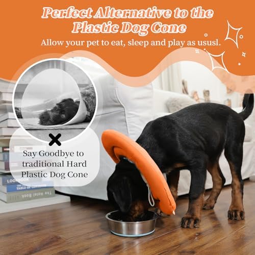 IDOMIK Dog Recovery Collar, Waterproof Soft Dog Cone After Surgery
