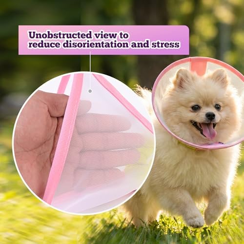 Soft Dog Cone for Small Dogs 2-20 lbs, Elizabethan Collar to Stop Licking