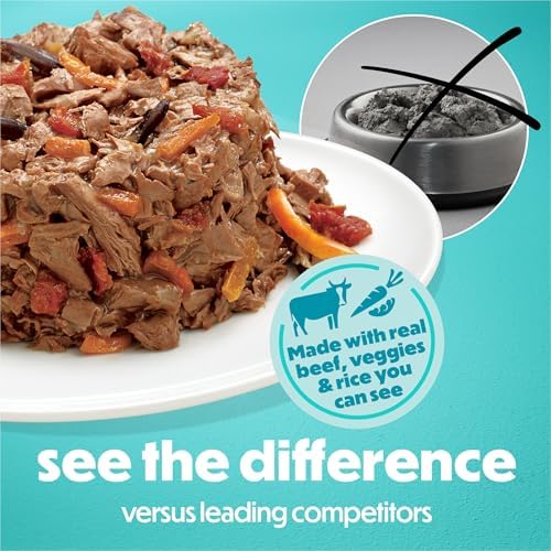 Beneful Purina IncrediBites Small Wet Dog Food in Gravy, Beef, (12) 3 oz