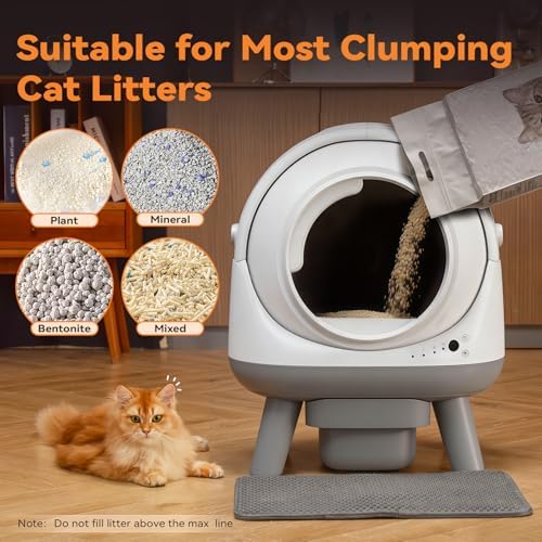 Smart G1 Automatic Self Cleaning Cat Litter Box for Multiple Cats