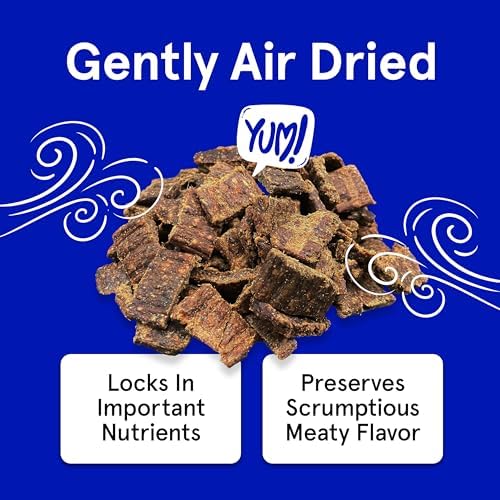 TRMC Real Meat Dog Treats - 12oz Bag of Bite-Sized Air-Dried Lamb Jerky for Dogs - Grain-Free Jerky Dog Treats, Free-Range, Grass Fed Lamb - All-Natural High Protein