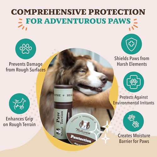 Natural Dog Company PawTection Dog Paw Wax, 2 oz Tin