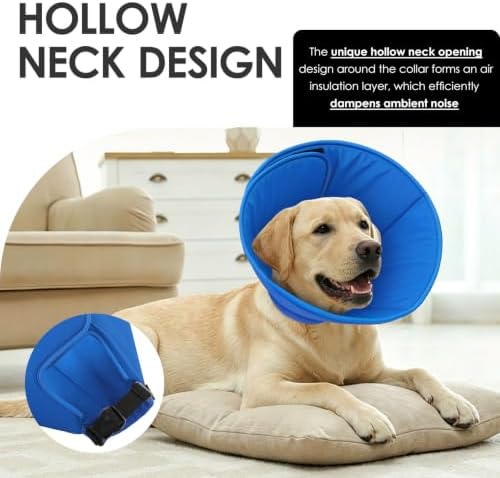 AOFITEE Dog Cone, Soft Cone for Small Dogs with Adjustable Buckle