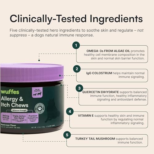 Wuffes Allergy & Itch Chews for Dogs