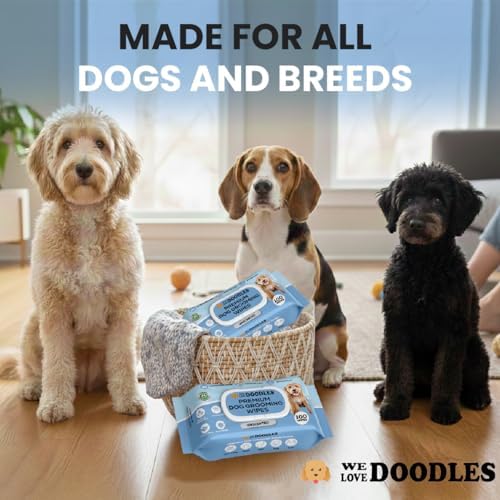 Dog Wipes, Deodorizing & Cleaning, Unscented, Made in USA, 100 Count